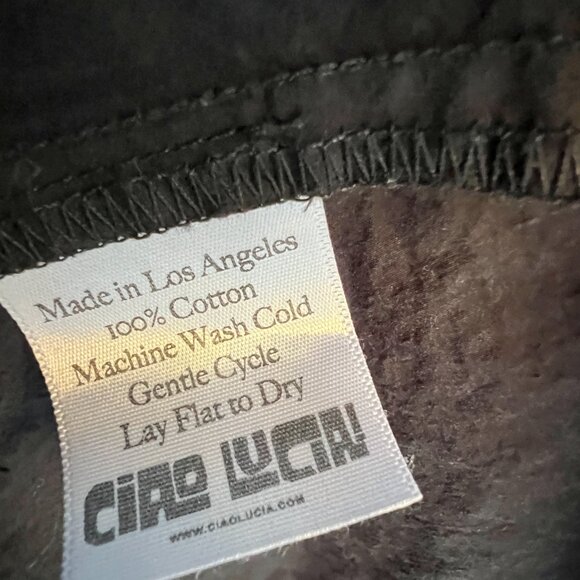 Ciao Lucia Gabriela Dress Black Cotton Small - Picture 13 of 16